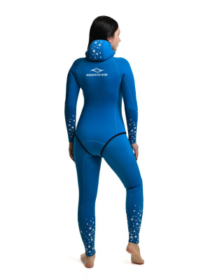 Гидрокостюм для фридайвинга бирюза «Жемчуг», 3мм